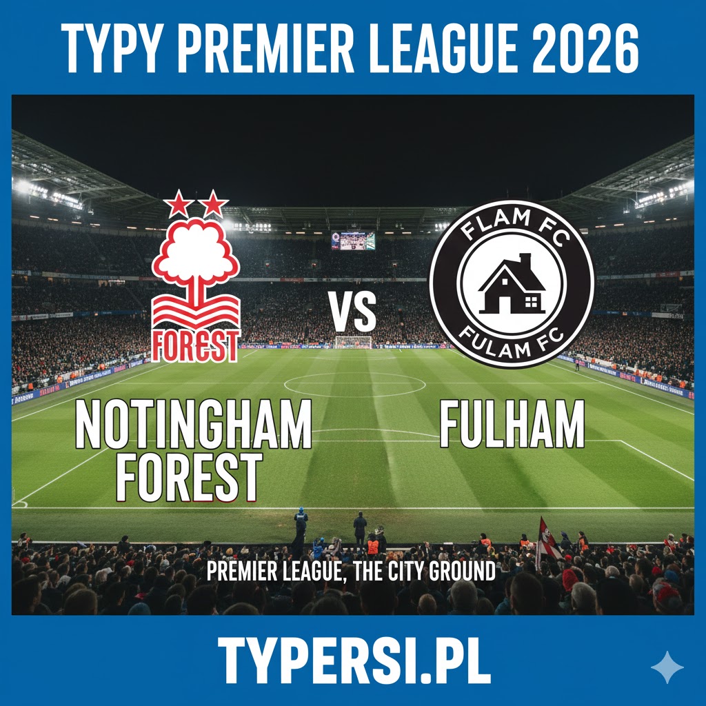 Typy Bukmacherów Premier League 2026 : Nottingham Forest vs Fulham - 30 kolejka