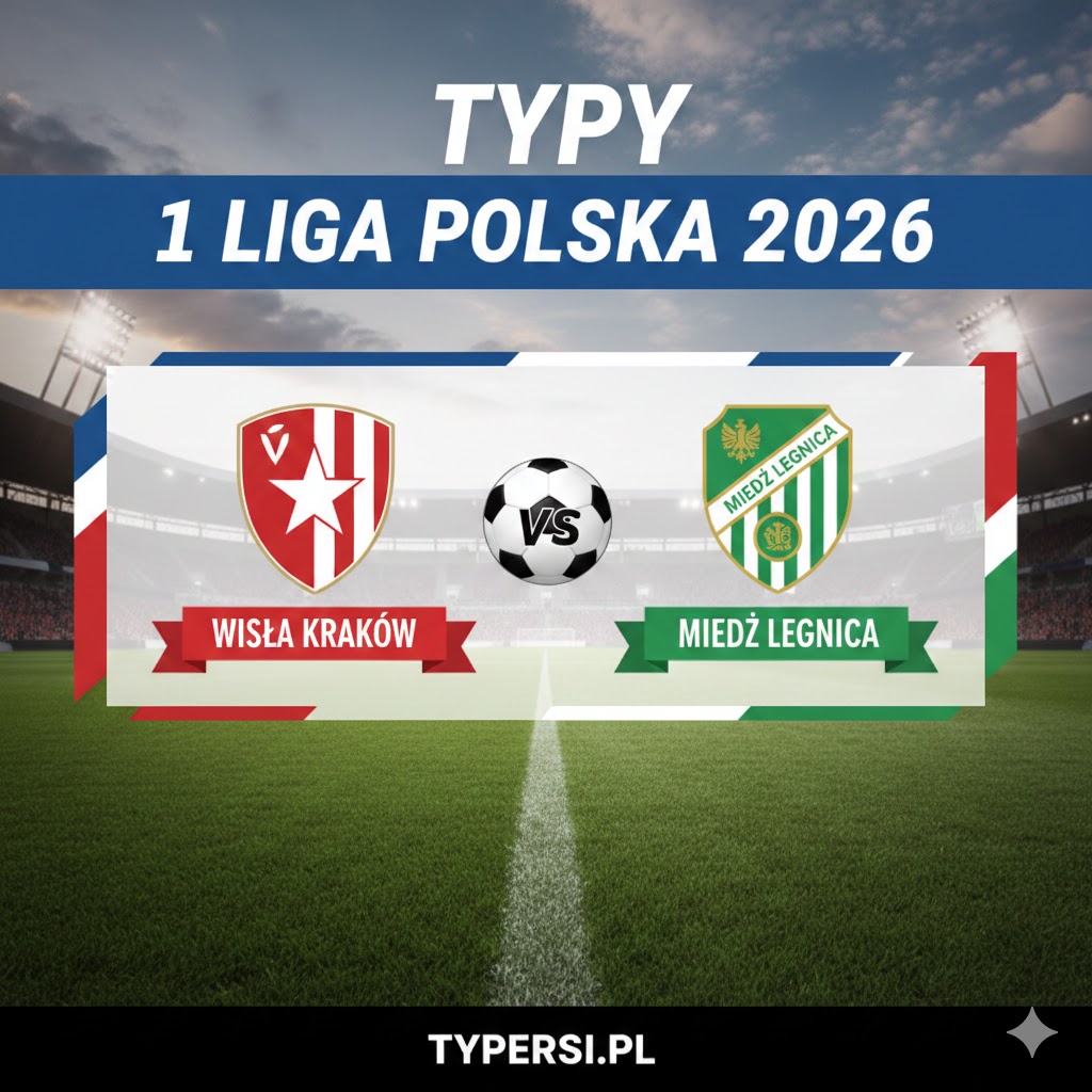 Typowanie 1 liga polska 2026 : Wisła Kraków vs Miedź Legnica - 25 kolejka