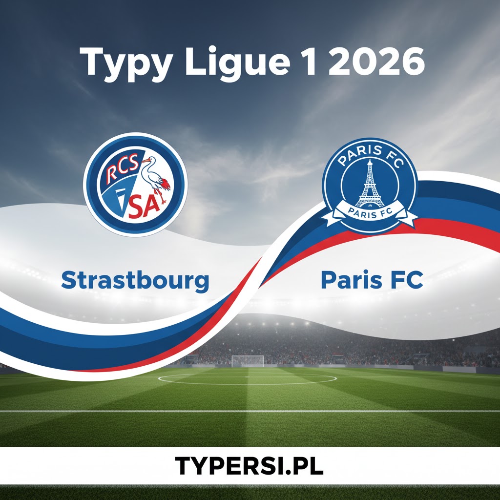 Typowanie Ligue 1 2026 : Strasbourg vs Paris FC - 26 kolejka