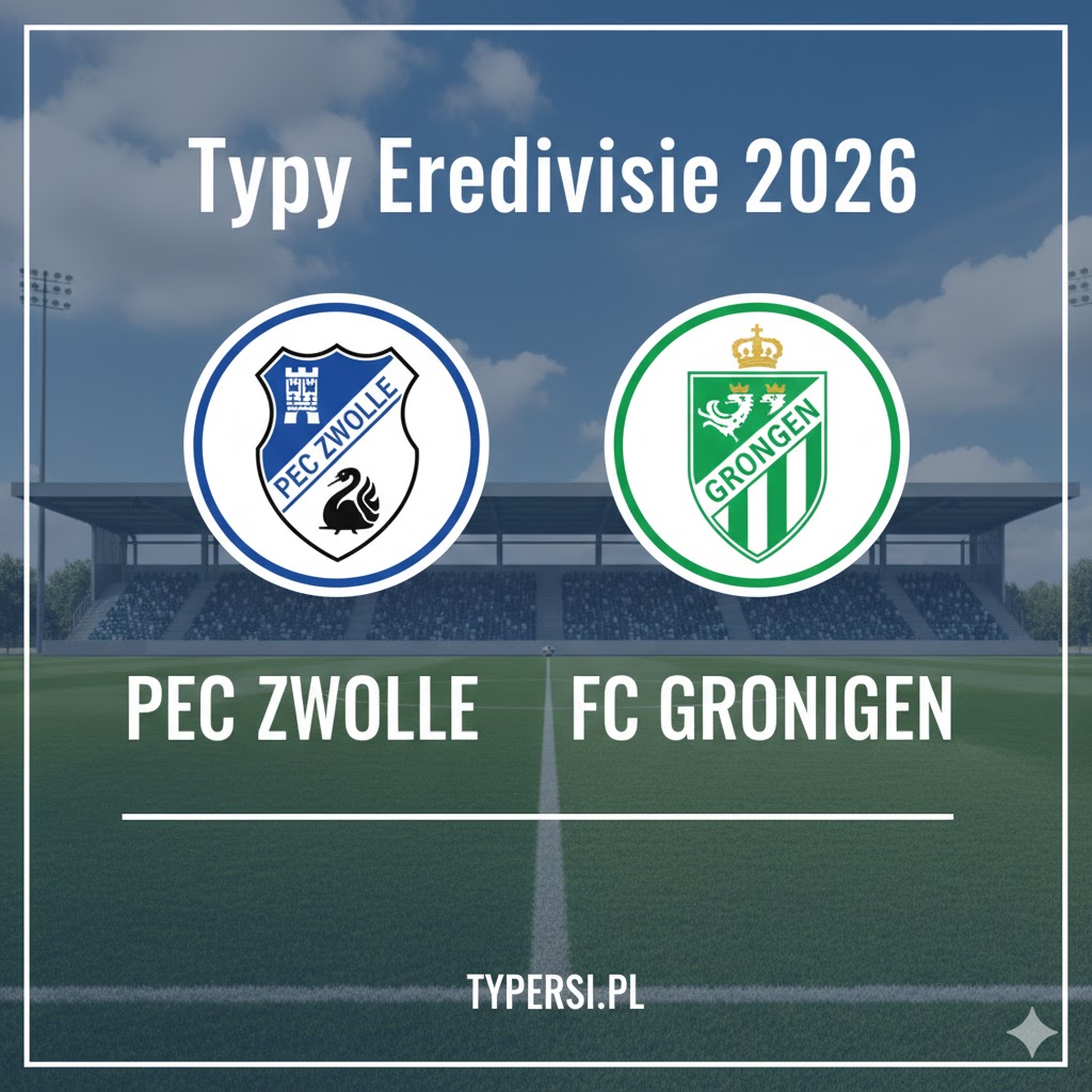 Typowanie Eredivisie 2026 : PEC Zwolle vs FC Groningen - 27 kolejka