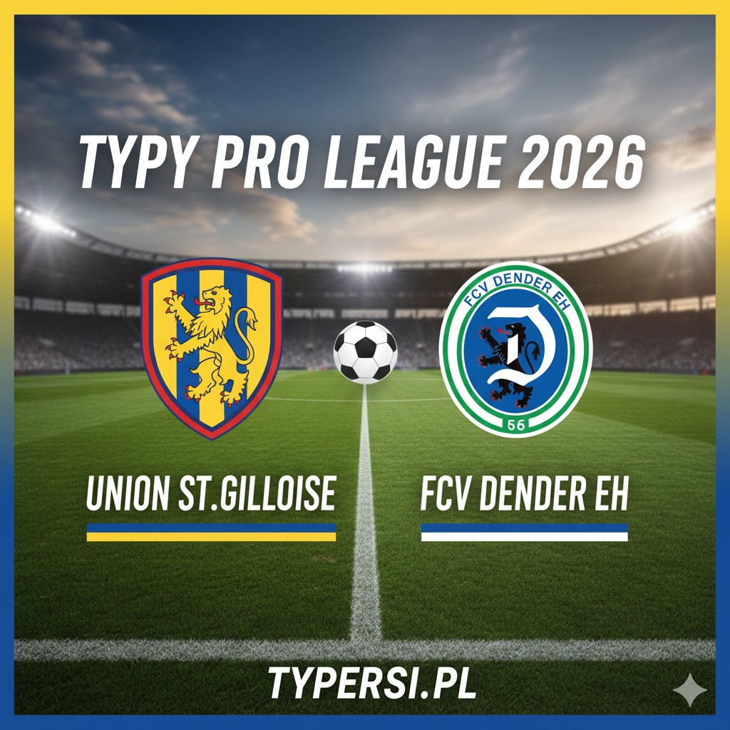 Typowanie Pro League 2026 : Union St.Gilloise vs FCV Dender EH - 29 kolejka