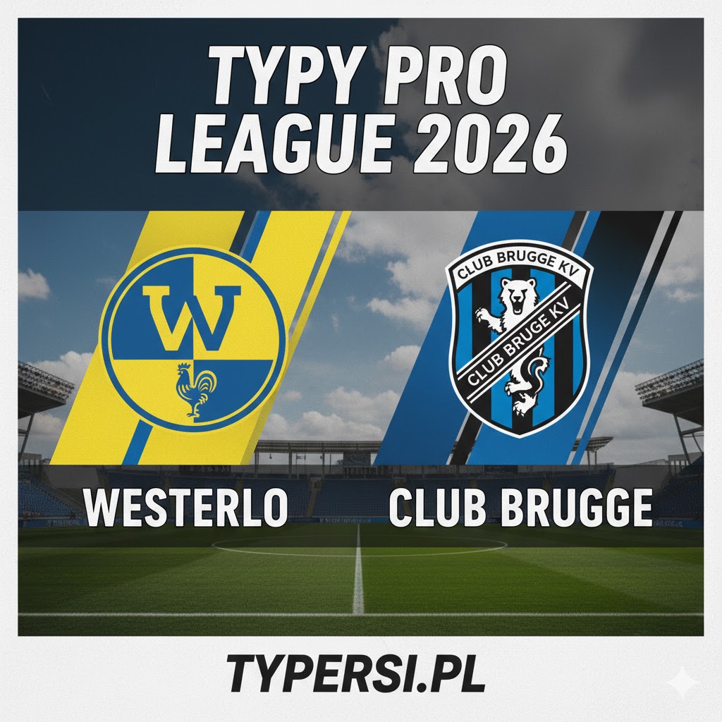 Typowanie Pro League 2026 : Westerlo vs Club Brugge - 29 kolejka