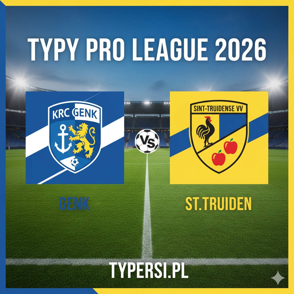 Typowanie Pro League 2026 : Genk vs St.Truiden - 29 kolejka