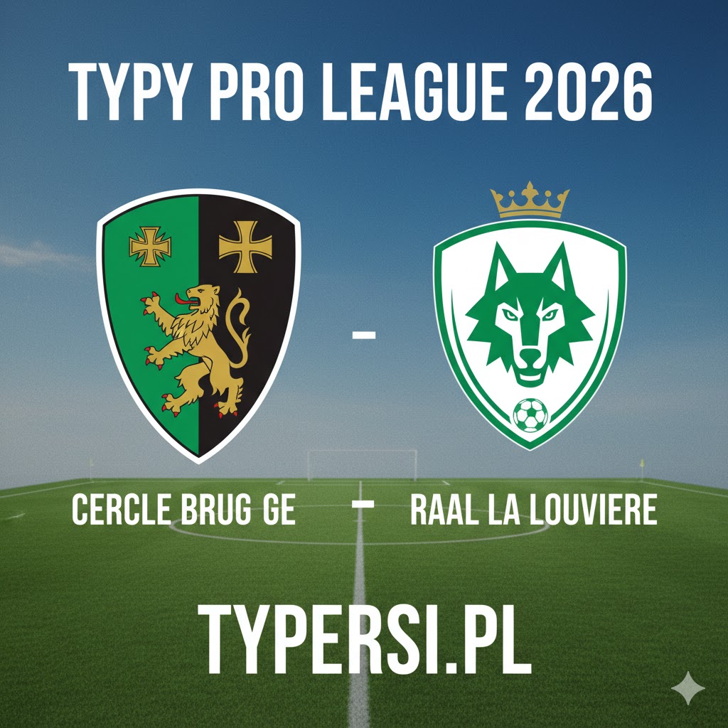 Typowanie Pro League 2026 : Cercle Brugge vs RAAL La Louviere - 29 kolejka