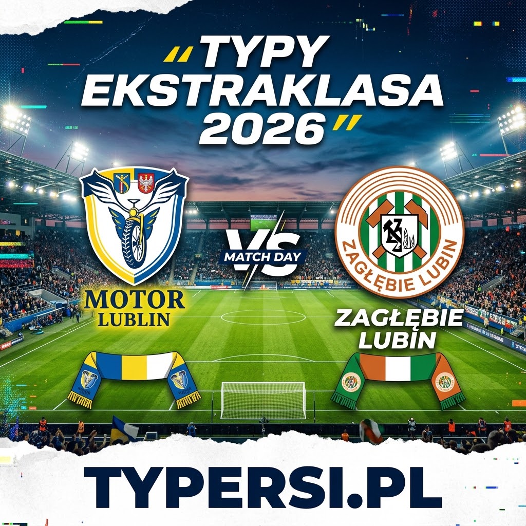 Typy Bukmacherów Ekstraklasa 2026 : Motor Lublin vs Zagłębie Lubin - 26 kolejka