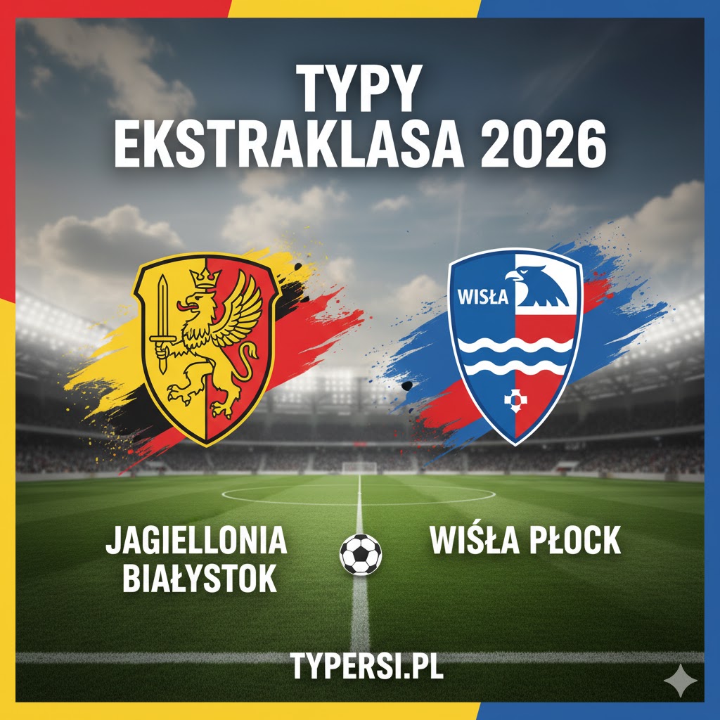 Typy Bukmacherów Ekstraklasa 2026 : Jagiellonia Białystok vs Wisła Płock - 26 kolejka