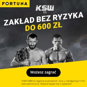 Pewniak na KSW 65 – bonus wagi ciężkiej w Fortunie