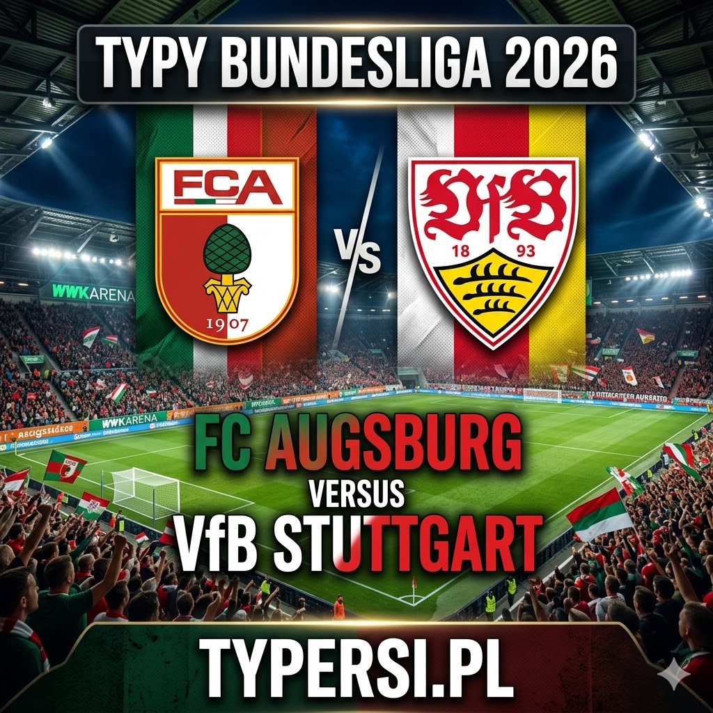 Typy Bukmacherów Bundesliga 2026 : Augsburg vs VfB Stuttgart - 27 kolejka