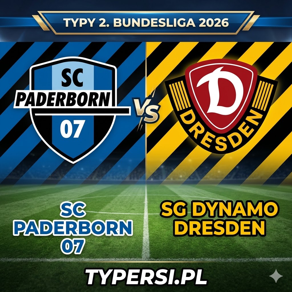Typy Bukmacherów 2. Bundesliga 2026 : Paderborn vs Dynamo Dresden - 27 kolejka