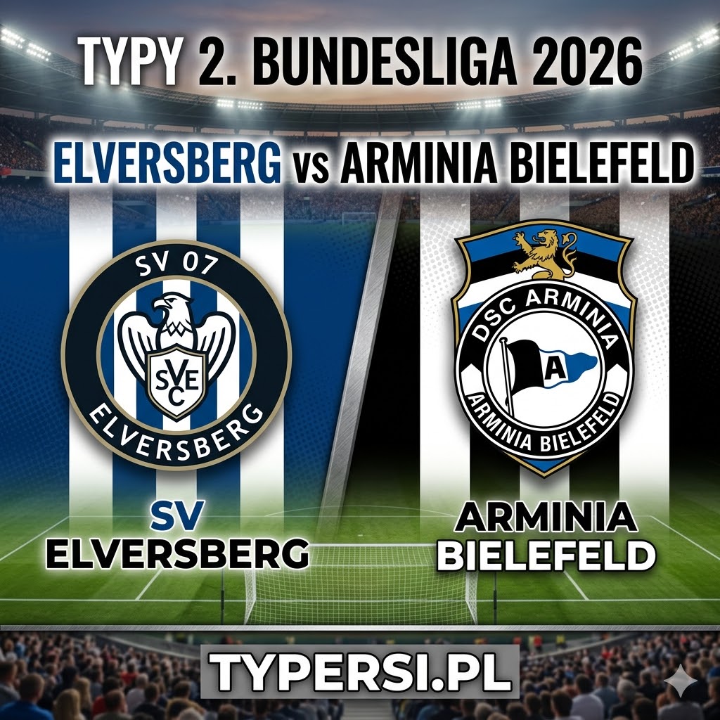 Typy Bukmacherów 2. Bundesliga 2026 : Elversberg vs Arminia Bielefeld - 27 kolejka