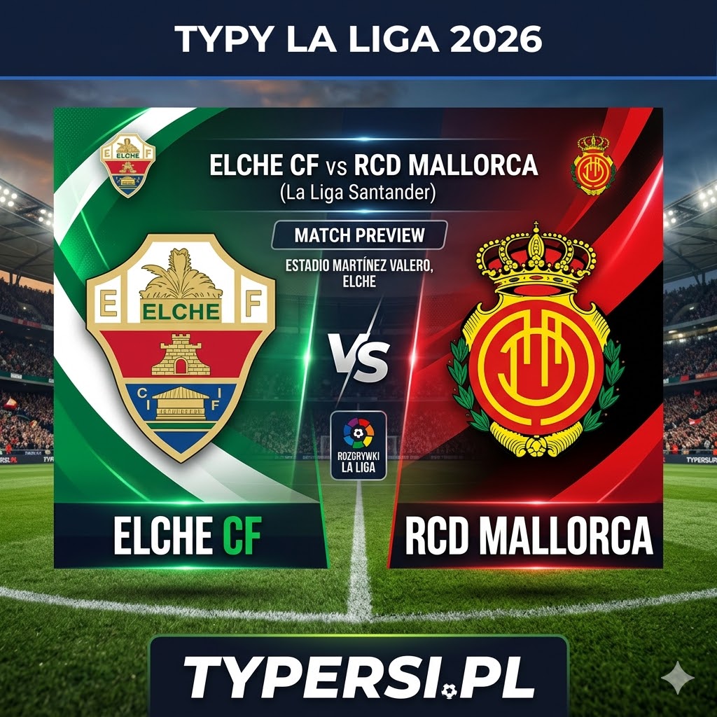 Typy na Jutro : Elche vs Mallorca - 29 kolejka La Liga 2026
