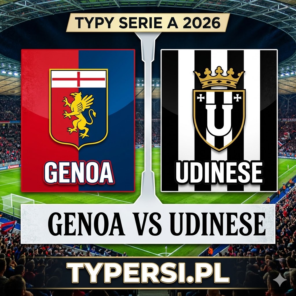 Typy na Dziś : Genoa vs Udinese - 29 kolejka Serie A 2026