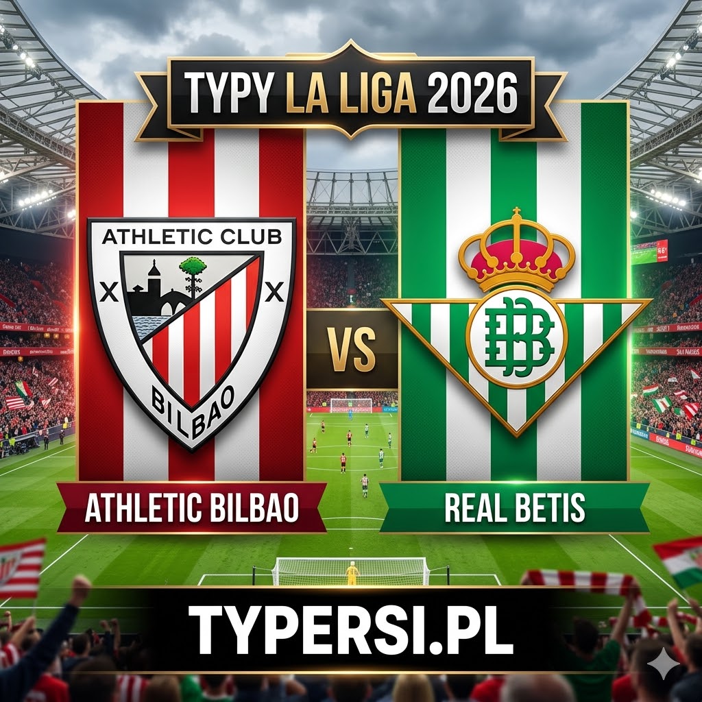 Typy na dziś : Athletic Bilbao vs Real Betis - 29 kolejka La Liga 2026