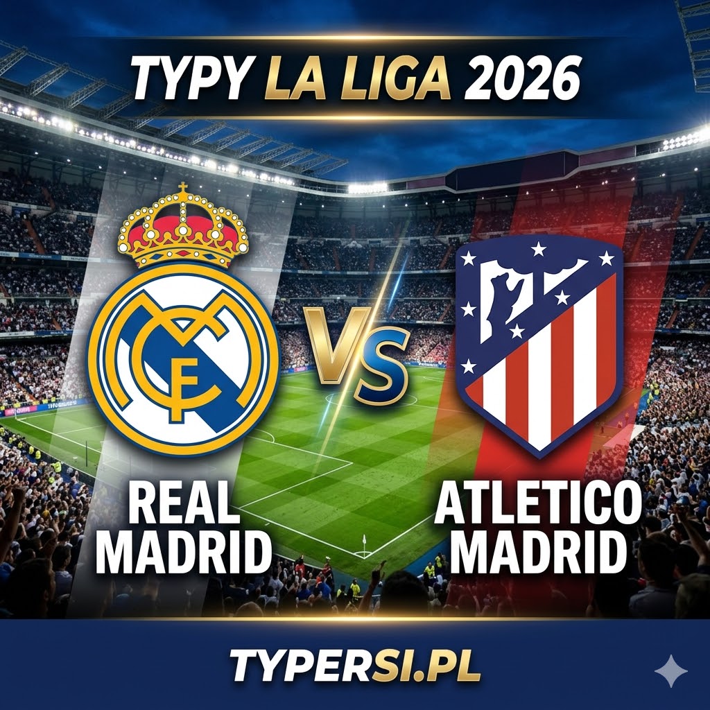 Typy na dziś : Real Madrid vs Atletico Madrid - 29 kolejka La Liga 2026