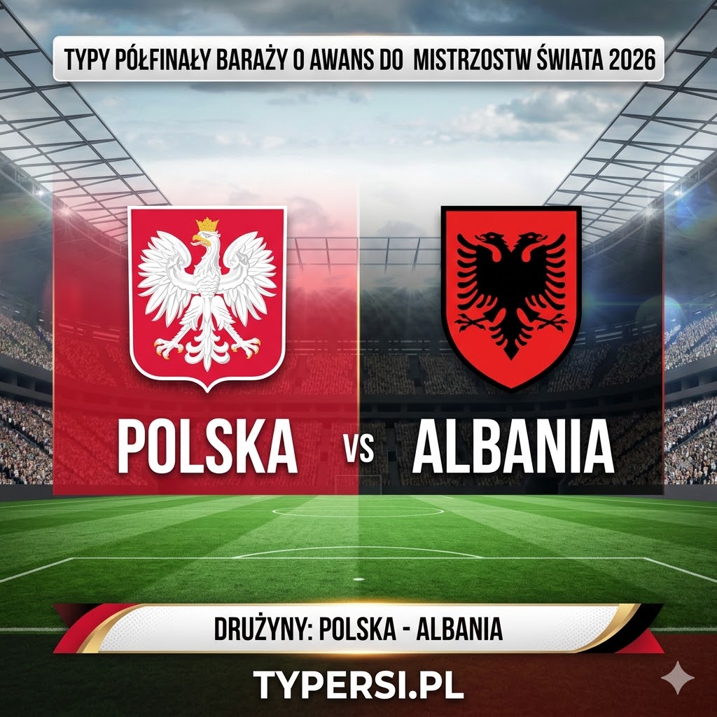 Typy Bukmacherów Polska – Albania : Półfinały baraży o awans do Mistrzostw Świata 2026