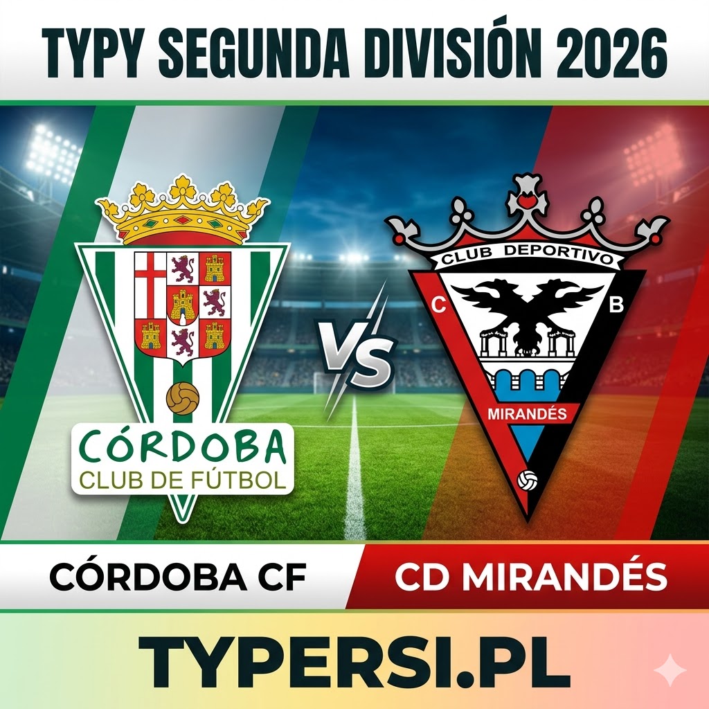 Typy Bukmacherów Segunda División 2026 : Cordoba vs CD Mirandes - 31 kolejka