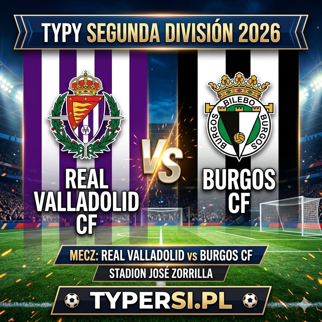 Typy Bukmacherów Segunda División 2026 : Real Valladolid vs Burgos CF - 31 kolejka