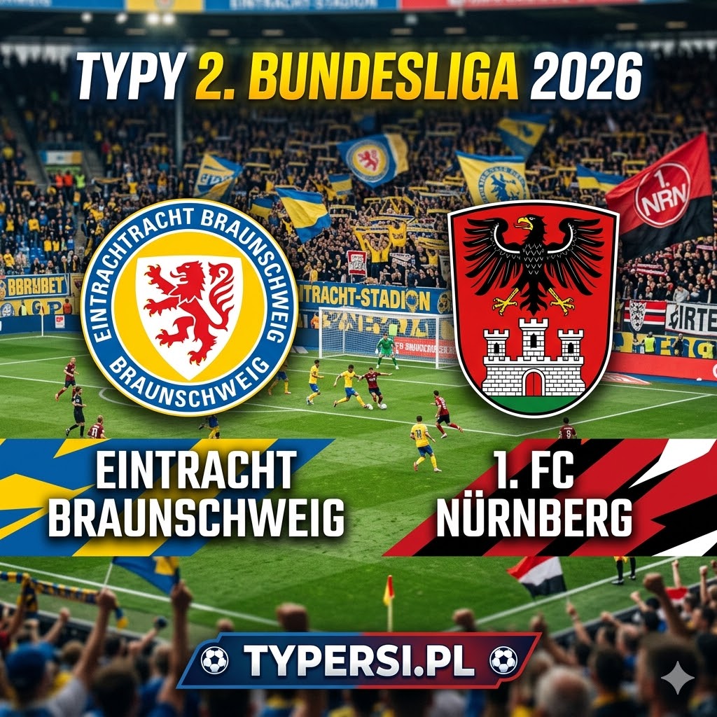 Typy Bukmacherów 2. Bundesliga 2026 : Eintracht Braunschweig vs Nuernberg - 28 kolejka