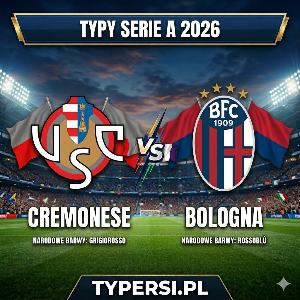 Typy Bukmacherów Serie A 2026 : Cremonese vs Bologna - 31 kolejka
