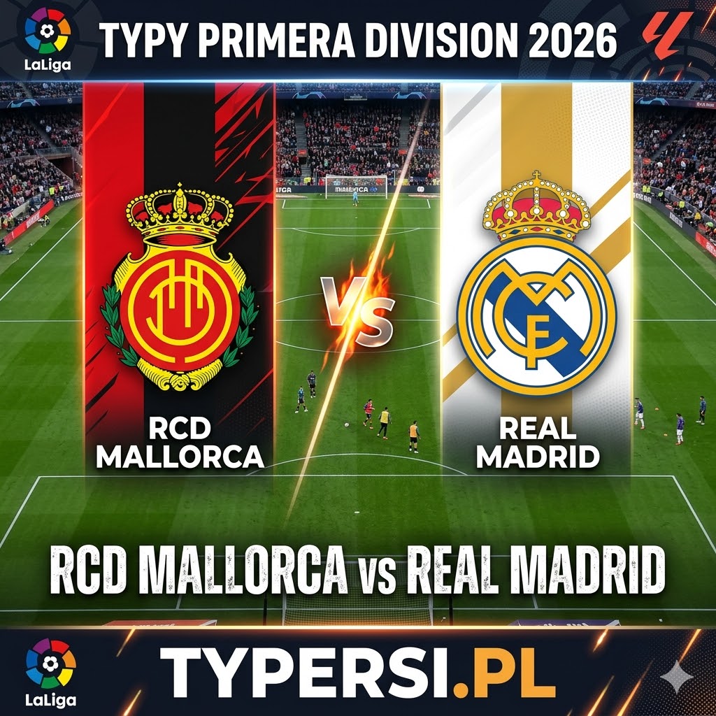 Typy Bukmacherów Primera Division 2026 : Mallorca vs Real Madrid - 30 kolejka