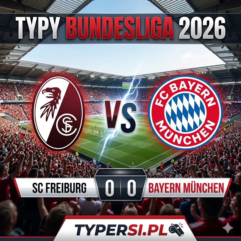 Typy Bukmacherów Bundesliga 2026 : Freiburg vs Bayern Monachium - 28 kolejka