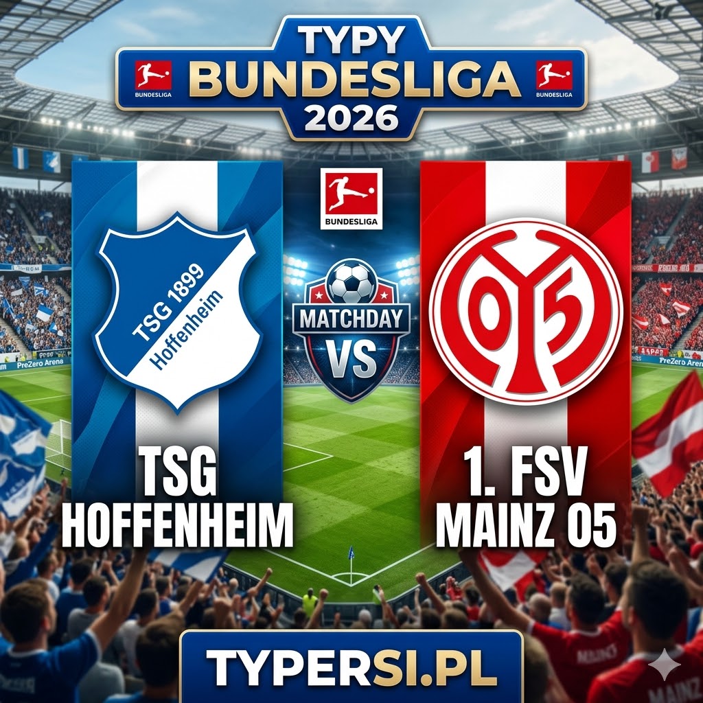 Typy Bukmacherów Bundesliga 2026 : Hoffenheim vs Mainz 05 - 28 kolejka
