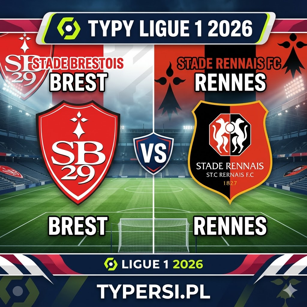 Typy Bukmacherów Ligue 1 2026 : Brest vs Rennes - 28 kolejka