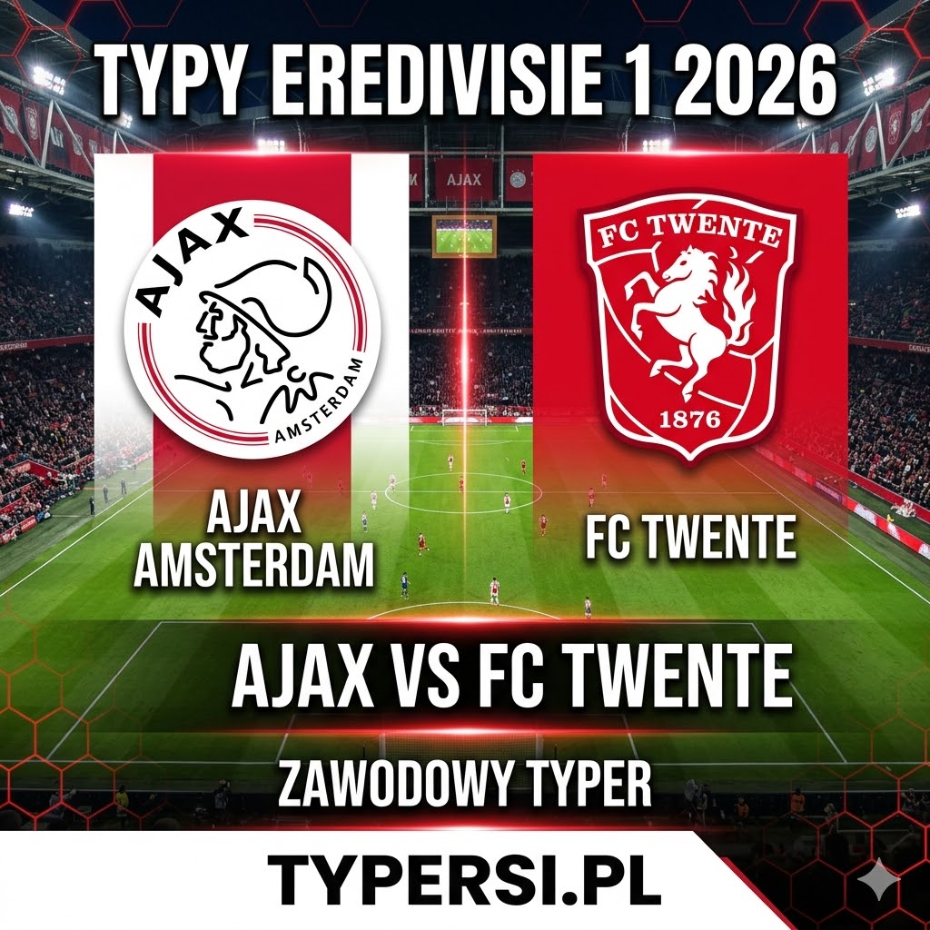 Typy Bukmacherów Eredivisie 2026 : Ajax vs FC Twente - 29 kolejka