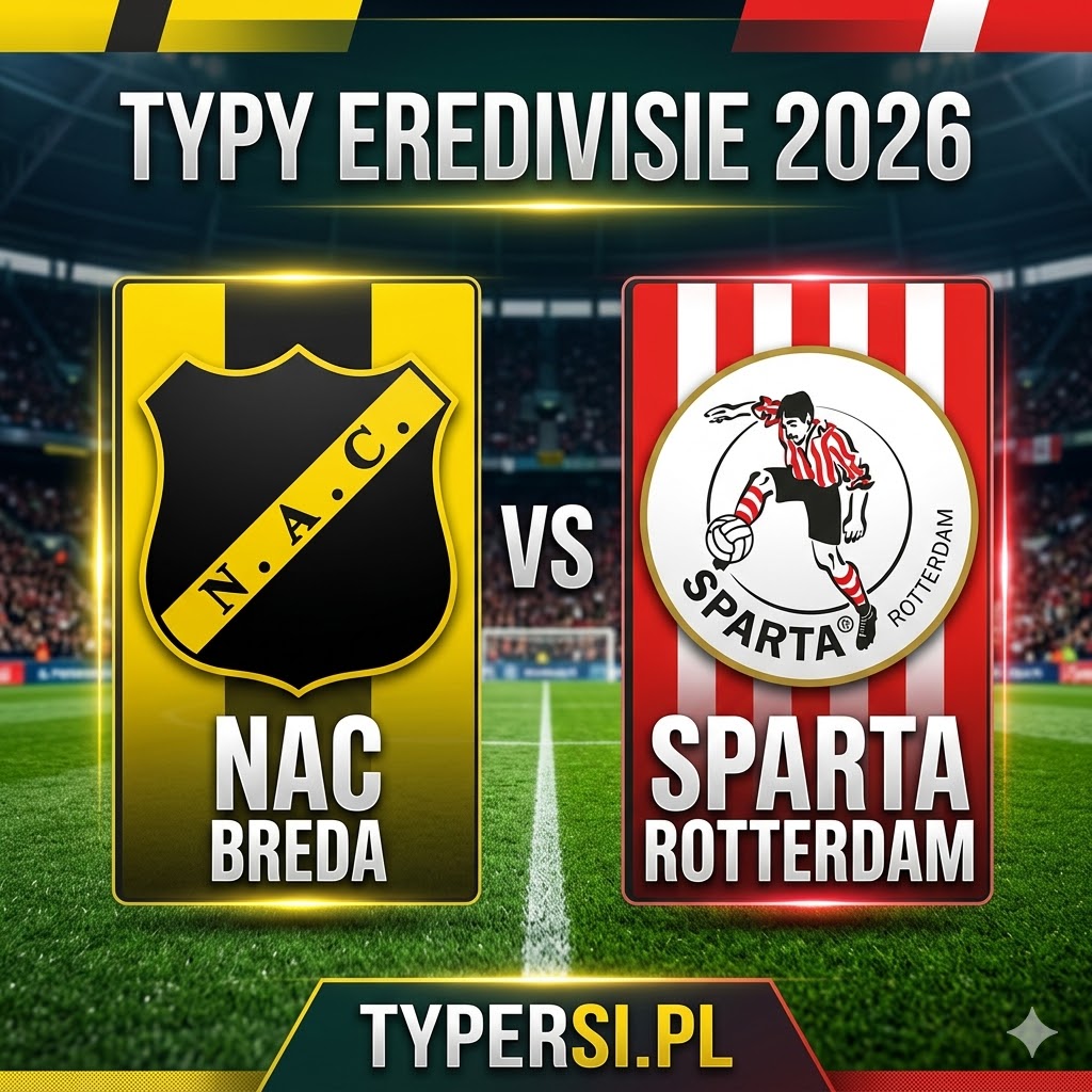 Typy Bukmacherów Eredivisie 2026 : NAC Breda vs Sparta Rotterdam - 29 kolejka