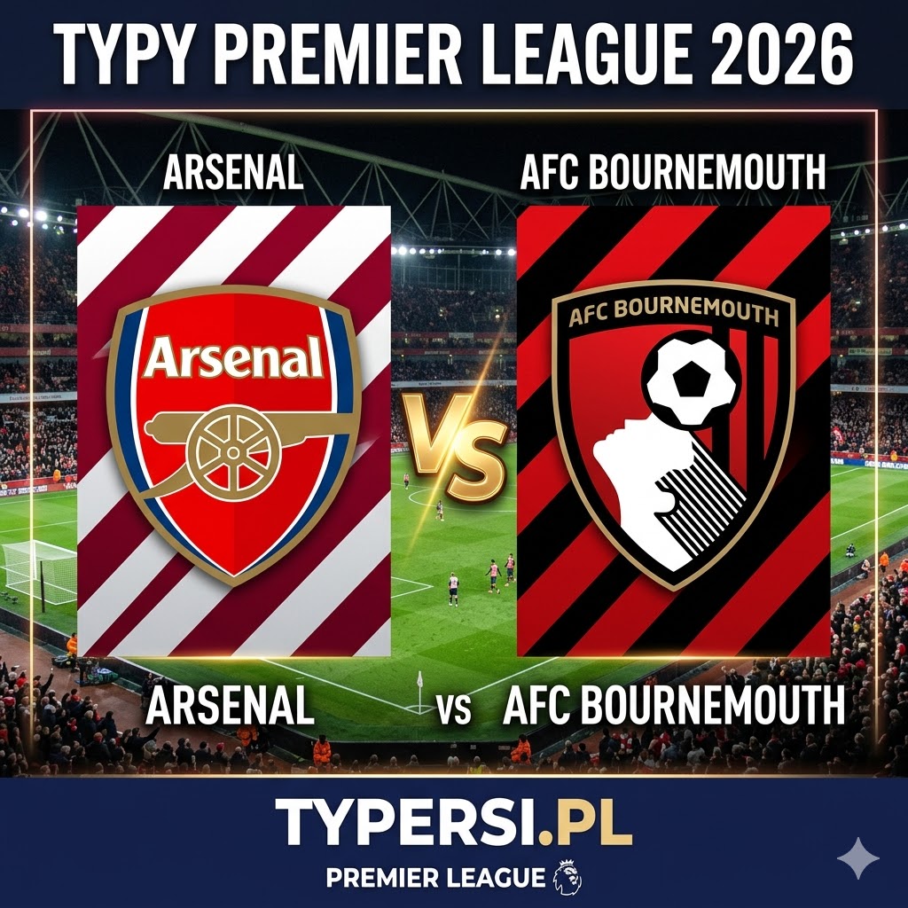 Typy Bukmacherów Premier League 2026 : Arsenal vs AFC Bournemouth - 32 kolejka
