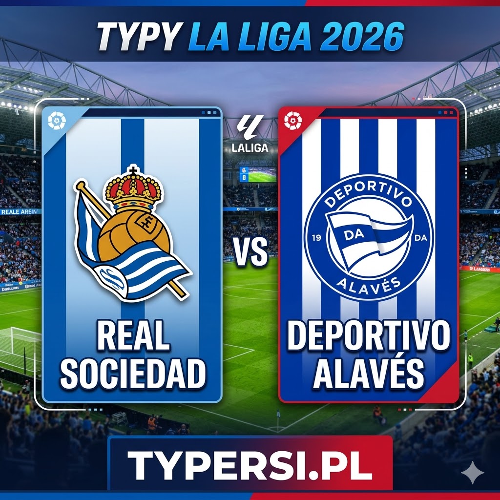 Typy Bukmacherów La Liga 2026 : Real Sociedad vs Deportivo Alaves - 31 kolejka