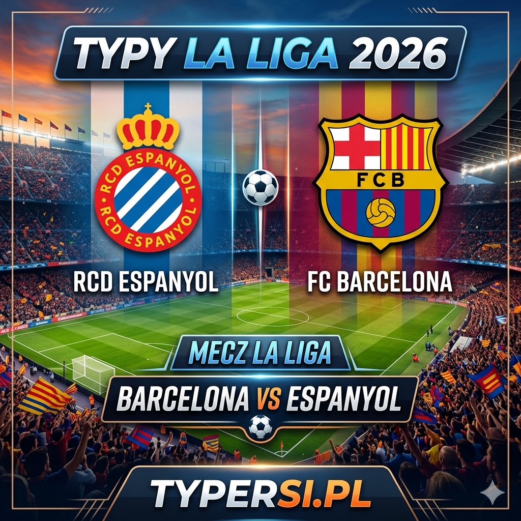 Typy Bukmacherów La Liga 2026 : Barcelona vs Espanyol - 31 kolejka