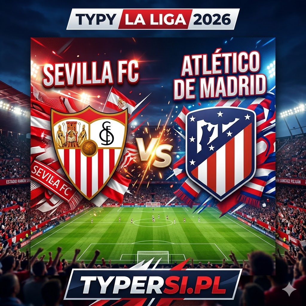 Typy Bukmacherów La Liga 2026 : Sevilla vs Atletico Madrid - 31 kolejka
