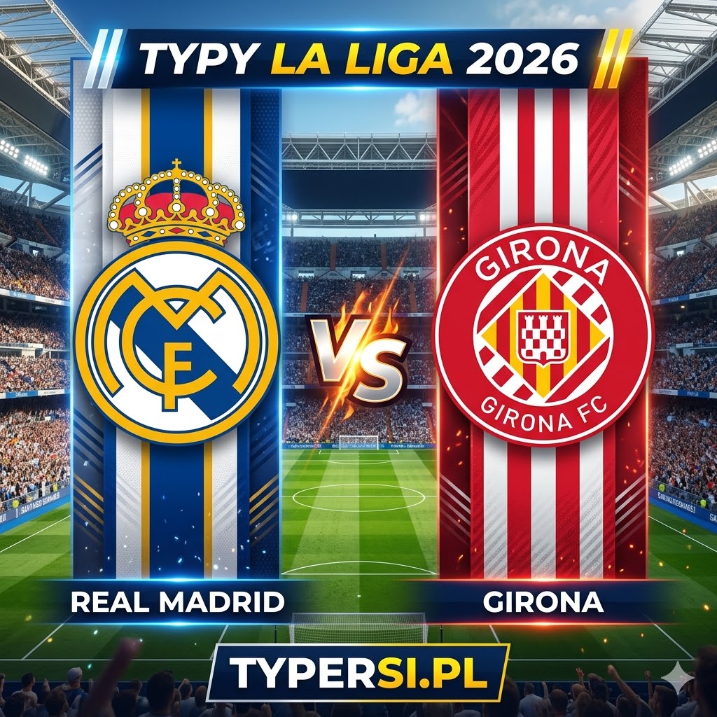 Typy Bukmacherów La Liga 2026 : Real Madrid vs Girona - 31 kolejka