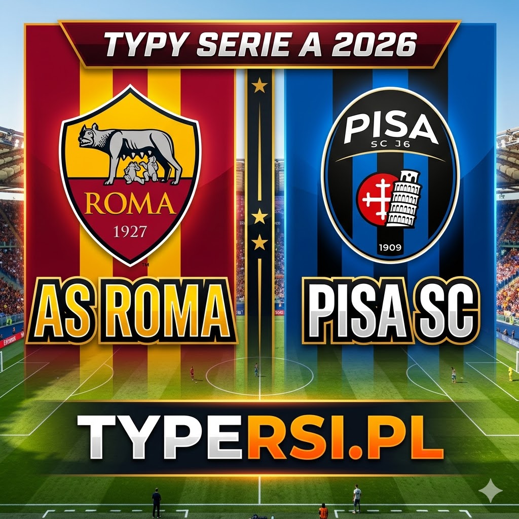 Typy Bukmacherów Serie A 2026 : Roma vs Pisa - 32 kolejka
