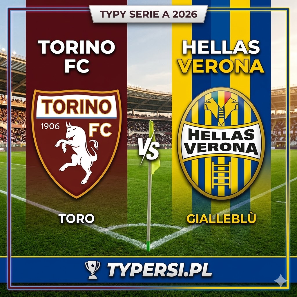 Typy Bukmacherów Serie A 2026 : Torino vs Hellas Verona - 32 kolejka