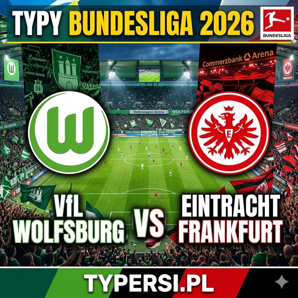 Typy Bukmacherów Bundesliga 2026 : Wolfsburg vs Eintracht Frankfurt - 29 kolejka