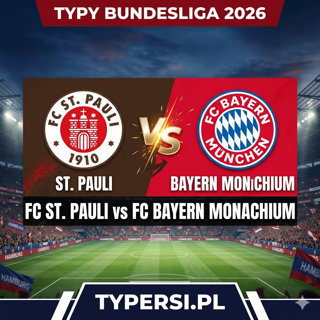 Typy Bukmacherów Bundesliga 2026 : St. Pauli vs Bayern Monachium - 29 kolejka