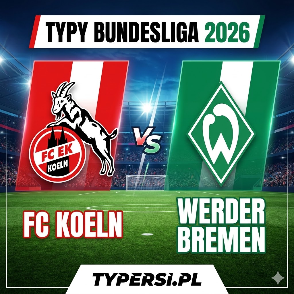 Typy Bukmacherów Bundesliga 2026 : FC Koeln vs Werder Bremen - 29 kolejka