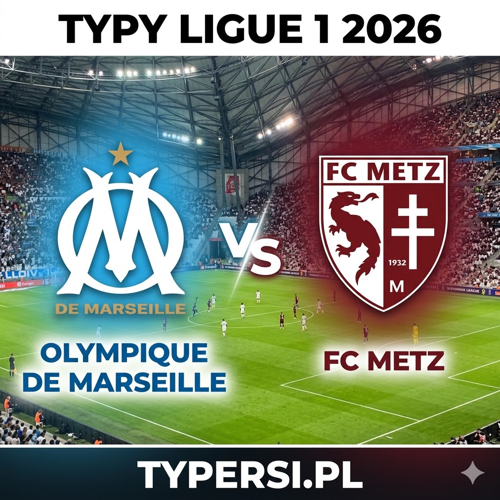 Typy Bukmacherów Ligue 1 2026 : Marseille vs Metz - 29 kolejka