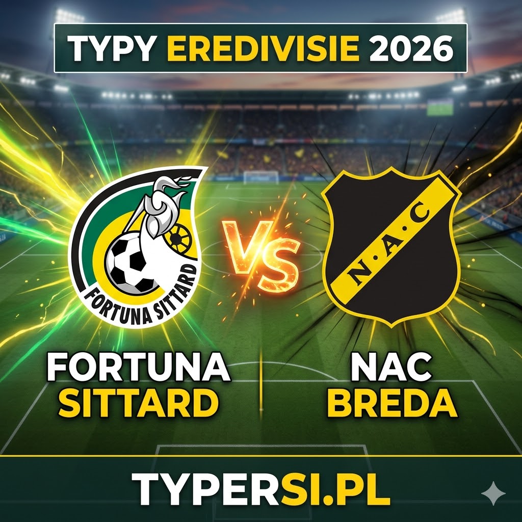 Typy Bukmacherów Eredivisie 2026 : Fortuna Sittard vs NAC Breda - 30 kolejka