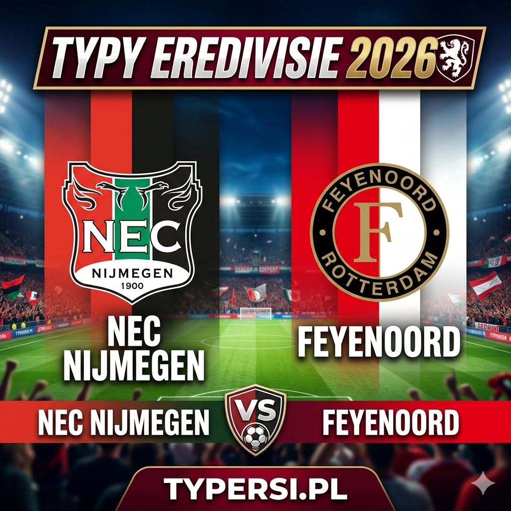 Typy Bukmacherów Eredivisie 2026 : NEC Nijmegen vs Feyenoord - 30 kolejka