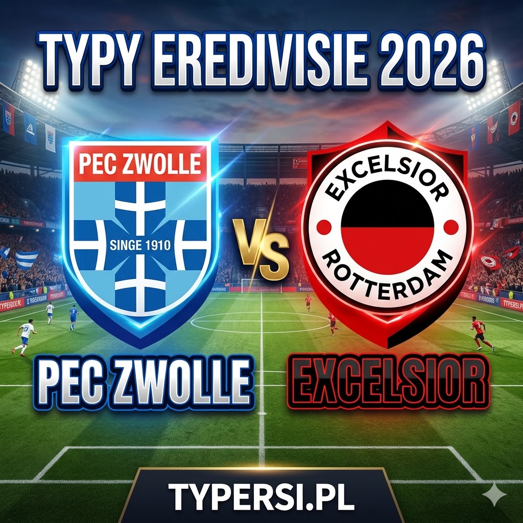 Typy Bukmacherów Eredivisie 2026 : PEC Zwolle vs Excelsior - 30 kolejka