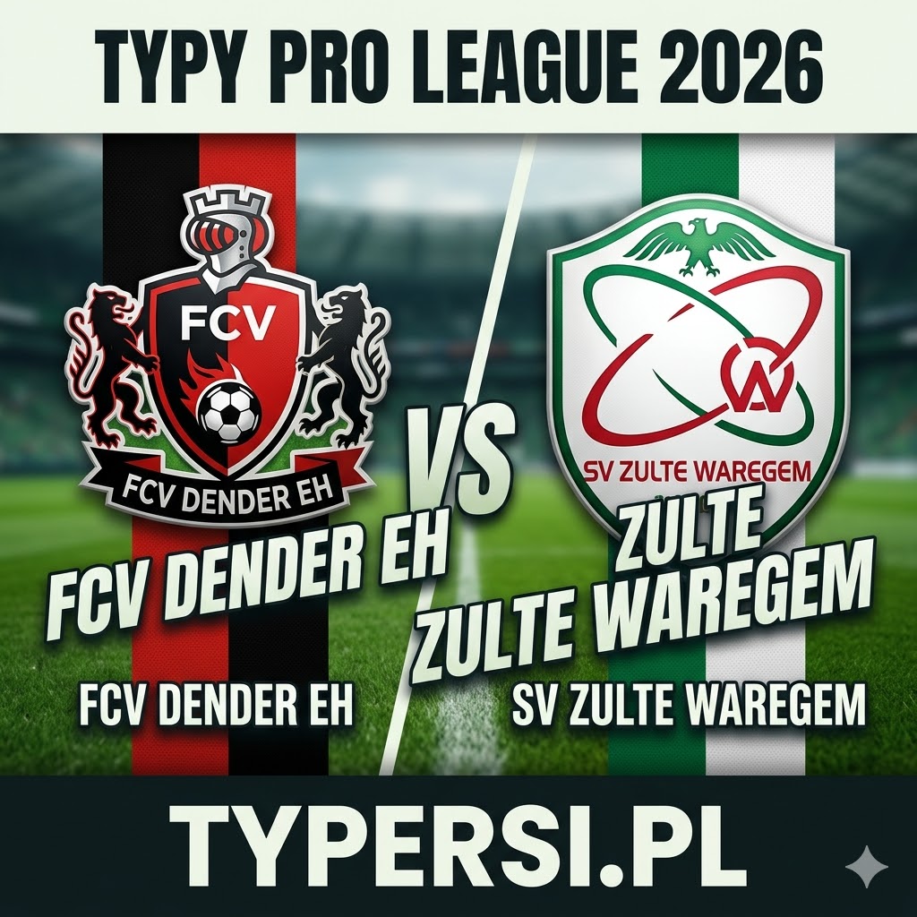 Typy Bukmacherów Pro League 2026 : FCV Dender EH vs Zulte Waregem - 31 kolejka