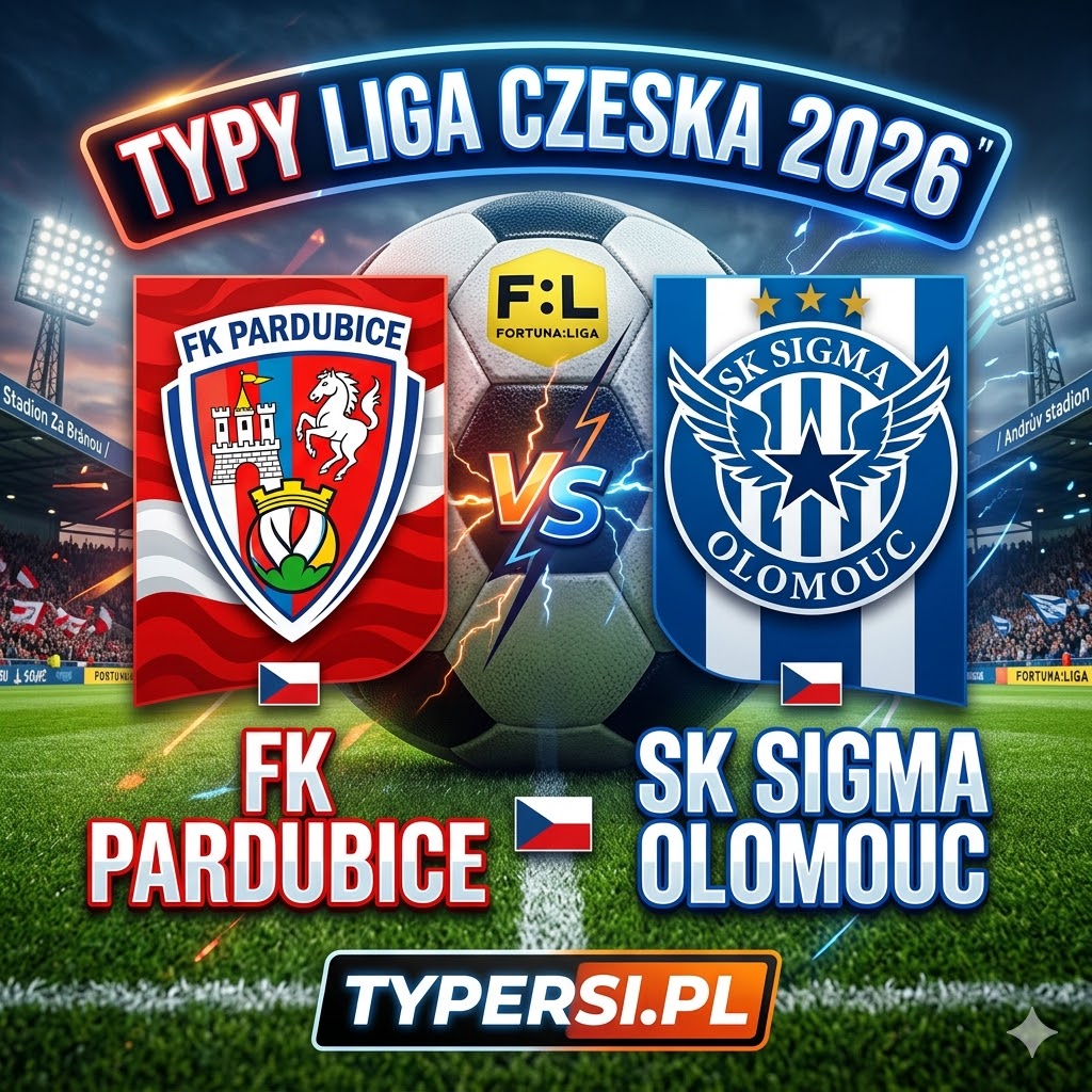 Typy Bukmacherów Liga Czeska 2026 : Pardubice vs Sigma Olomouc - 28 kolejka