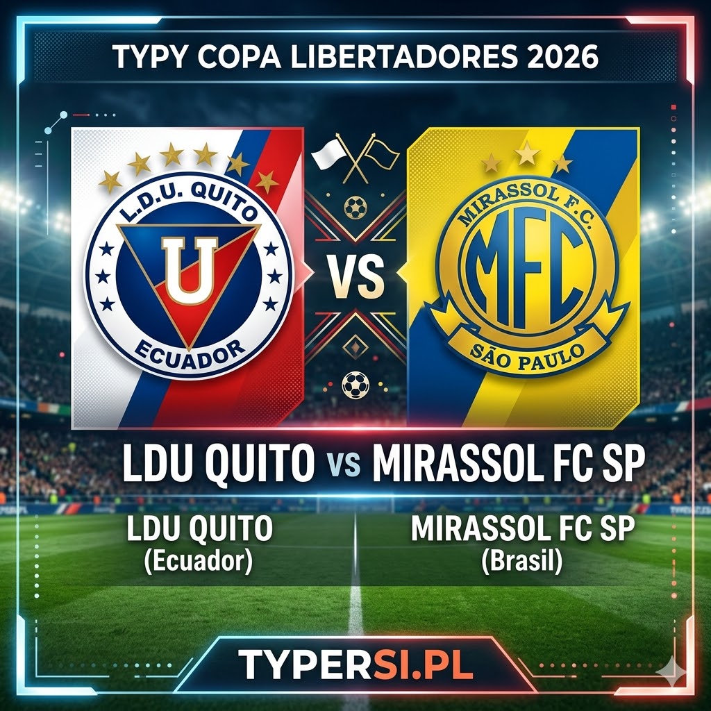 Typy Bukmacherów Copa Libertadores 2026 : LDU Quito vs Mirassol FC SP - 2 kolejka fazy grupowej
