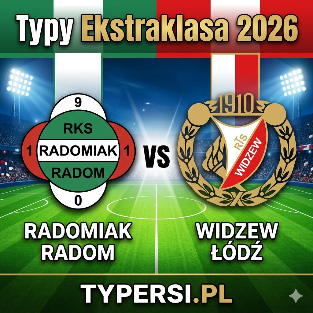 Typy Bukmacherów Ekstraklasa 2026 : Radomiak Radom vs Widzew Łódź - 29 kolejka