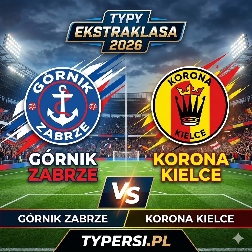 Typy Bukmacherów Ekstraklasa 2026 : Górnik Zabrze vs Korona Kielce - 29 kolejka