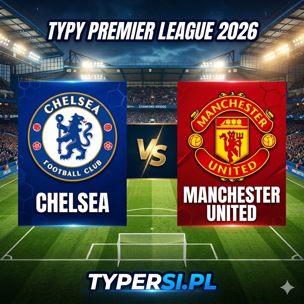 Typy Bukmacherów Premier League 2026 : Chelsea vs Manchester United - 33 kolejka