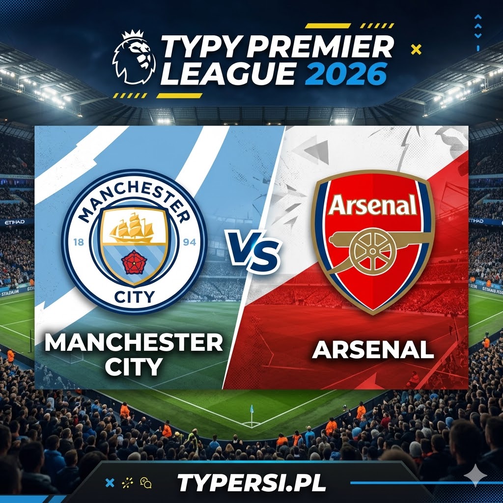 Typy Bukmacherów Premier League 2026 : Manchester City vs Arsenal - 33 kolejka